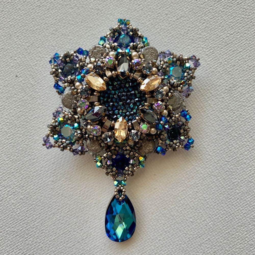 HANDMADE Brooch. THE STAR. - Picture 2 of 8